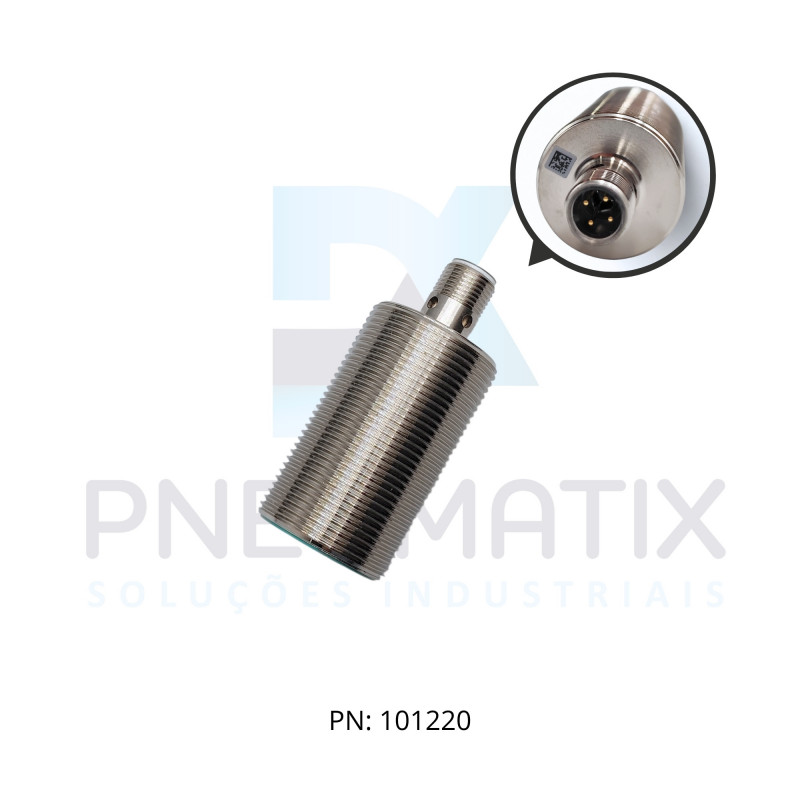 SENSOR IND.CIL.DIAM.30MM Sn:15MM FAC.ALIM.3,5-30VDC 2 FIOS NA M12 NCB15-30GM50-Z4-V1 PN:131622 PEPPERL