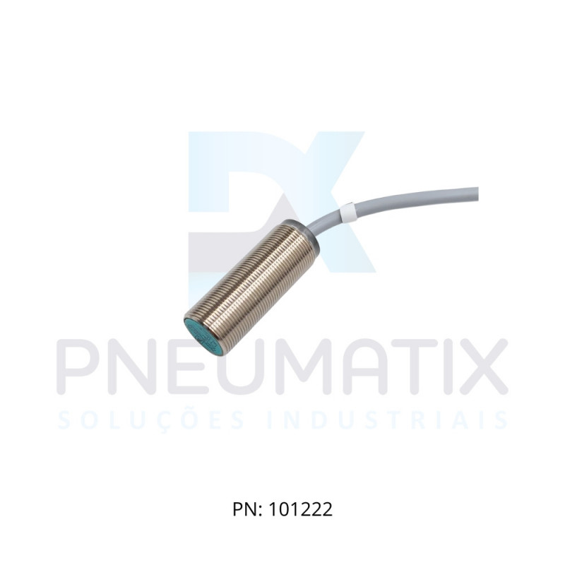 SENSOR IND.CIL.DIAM.18MM Sn:8MM FAC.ALIM.3,5-30VDC 2 FIOS NA CABO 2MTS NCB8-18GM50-Z4 PN:105930 PEPPERL