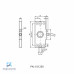 SENSOR CAPACITIVO RETANGULAR Sn:10MM NAO FAC.ALIM.10-30VDC PNP NA CABO 2MTS CBN10-F46-E2 PN:051979 PEPPERL