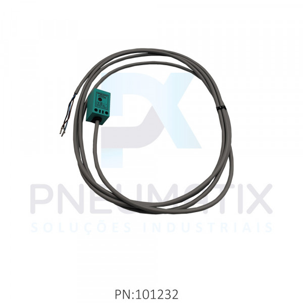 SENSOR IND.RETANGULAR Sn:5MM N.FAC.ALIM.10-30VDC PNP NA CABO 2MTS NBN5-F7-E2 PN:800731 PEPPERL