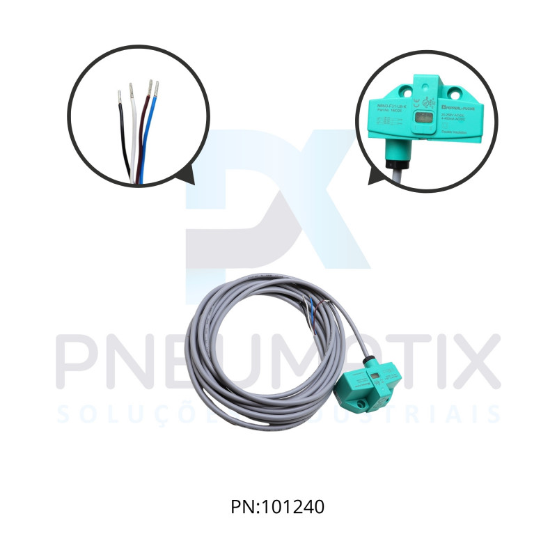 SENSOR IND.MONITOR VALVULA Sn:3MM FAC.ALIM.20-253VAC/DC 2 FIOS 2xNA CABO 5MTS NBN3-F31-U8-K PN:188325 PEPPERL SENSOR IND.MONITOR VALVULA Sn:3MM FAC.ALIM.20-253VAC/DC 2 FIOS 2xNA CABO 5MTS NBN3-F31-U8-K PN:188325 PEPPERL