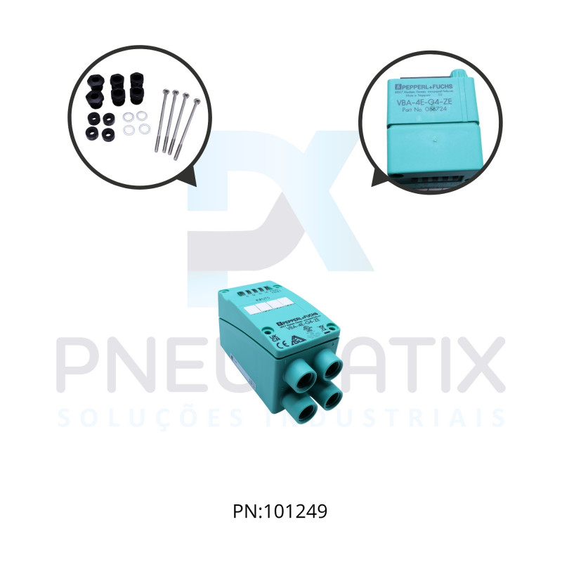 MODULO AS-I DIGITAL 4DI ALIM.26.5-31.6VDC PNP VBA-4E-G4-ZE PN:088724 PEPPERL MODULO AS-I DIGITAL 4DI ALIM.26.5-31.6VDC PNP VBA-4E-G4-ZE PN:088724 PEPPERL