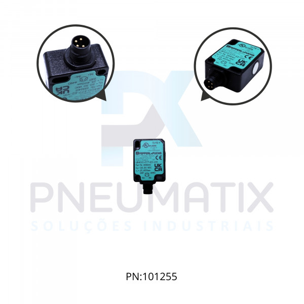 SENSOR ULTRASSONICO RETANGULAR Sn:400MM ALIM.24VDC PNP NA M8 UB400-F77-E2-V31 PN:233240 PEPPERL SENSOR ULTRASSONICO RETANGULAR Sn:400MM ALIM.24VDC PNP NA M8 UB400-F77-E2-V31 PN:233240 PEPPERL