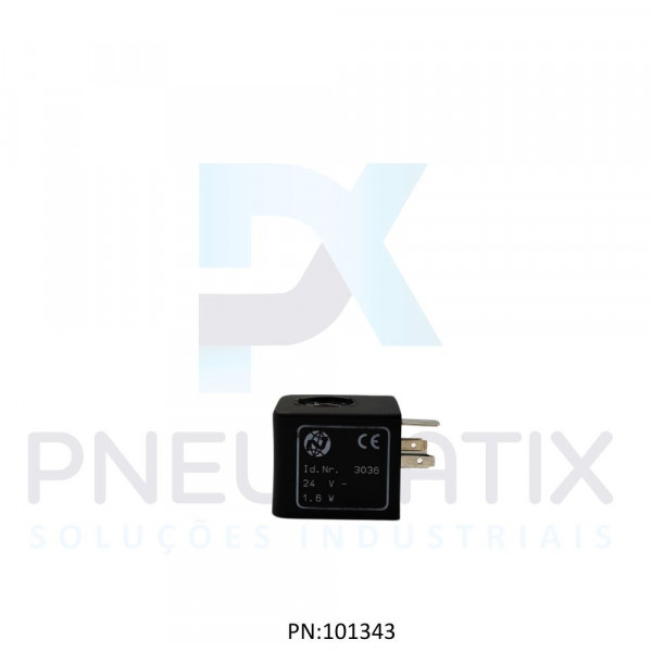 BOBINA TENSAO 24VCC POTENCIA 1,6 WATTS TAM.30MM NUCLEO 9,2MM SERIE 97300 0000000303602400 NORGREN