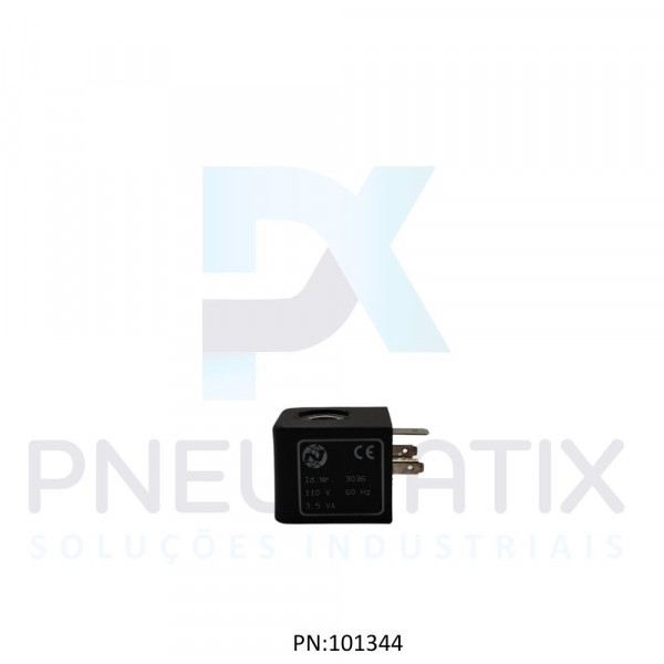 BOBINA TENSAO 127 VAC POTENCIA 4,55VA TAM.30MM NUCLEO 9,2MM SERIE 97300 0000000303611060 NORGREN