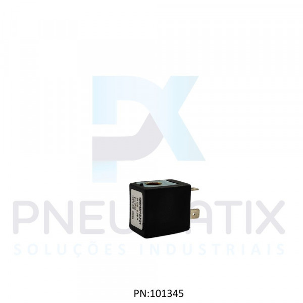 BOBINA TENSAO 24VCC POTENCIA 2,0 WATTS TAM.22MM NUCLEO 9,2 MM SERIE V51 QM/48/13J/21 NORGREN