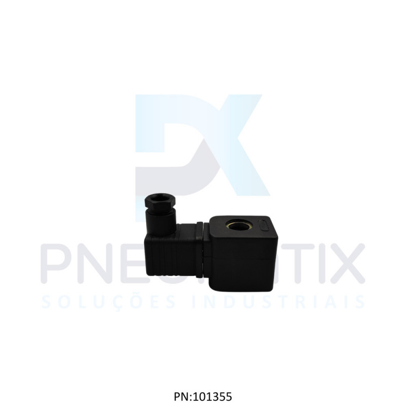 BOBINA TENSAO 220VAC POTENCIA 16W RETIFICADA TAM.30MM NUCLEO 13MM SERIE H90 SPBR/703-J79-2-R NORGREN