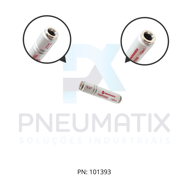 VALVULA RETENCAO LINHA PUSH-IN TUBO 06MM T50P0006 NORGREN