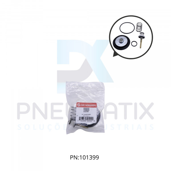 KIT REPARO C/ALIVIO P/FILTRO REGULADOR SERIE B74 4383-700 NORGREN
