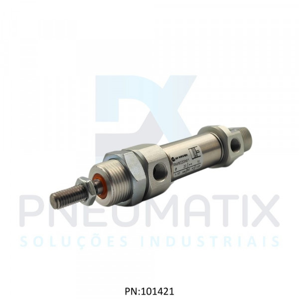 CILINDRO MINI ISO MAGNETICO AMORTECEDOR FIXO DIAM.20MM X CURSO 10MM RM/8020/M/10 NORGREN