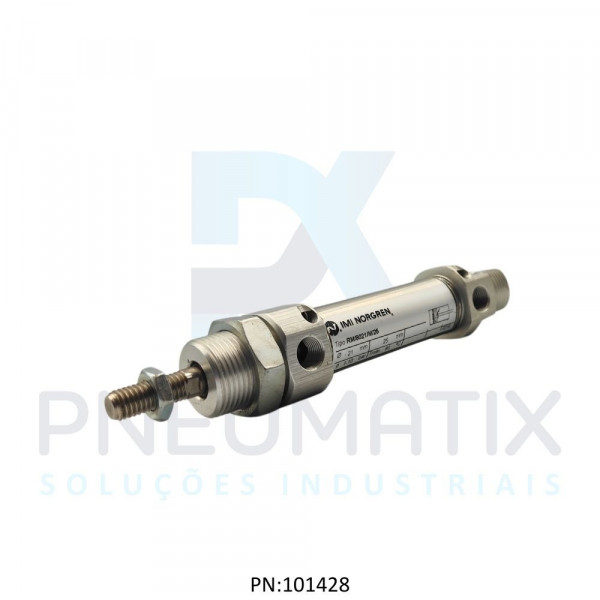 CILINDRO MINI ISO MAGNETICO AMORTECEDOR AJUSTAVEL DIAM.20MM X CURSO 25MM RM/8021/M/25 NORGREN