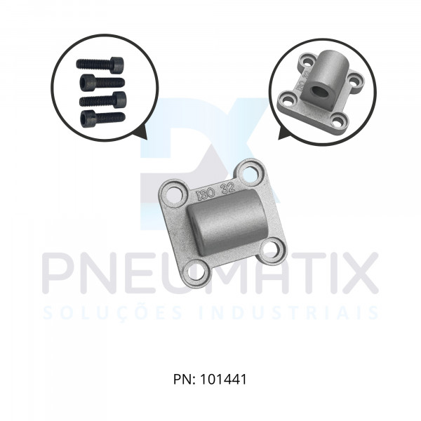 ARTICULACAO TRASEIRA MACHO CILINDRO ISO 32MM QA/8032/27 NORGREN