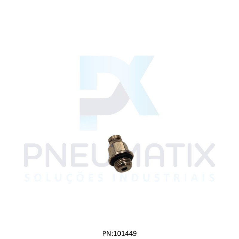 CONEXAO RETA MACHO METALICA 04MM X R.1/8 BSPP 102250418 NORGREN