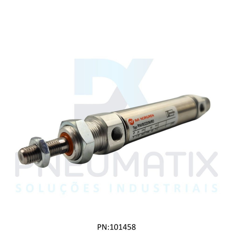 CILINDRO MINI ISO MAGNETICO AMORTECEDOR FIXO DIAM.25MM X CURSO 60MM RM/8025/M/60 NORGREN