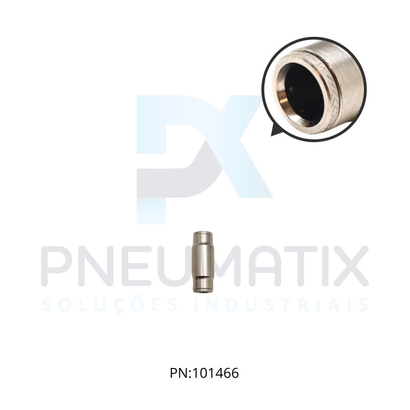 CONEXAO UNIAO RETA METALICA 10MM 100201000 NORGREN CONEXAO UNIAO RETA METALICA 10MM 100201000 NORGREN
