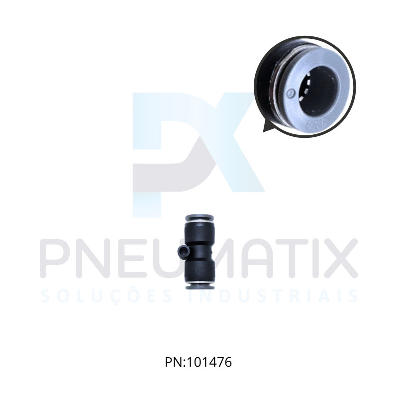 CONEXAO UNIAO RETA PLASTICA 3/8 C20200600 NORGREN CONEXAO UNIAO RETA PLASTICA 3/8 C20200600 NORGREN
