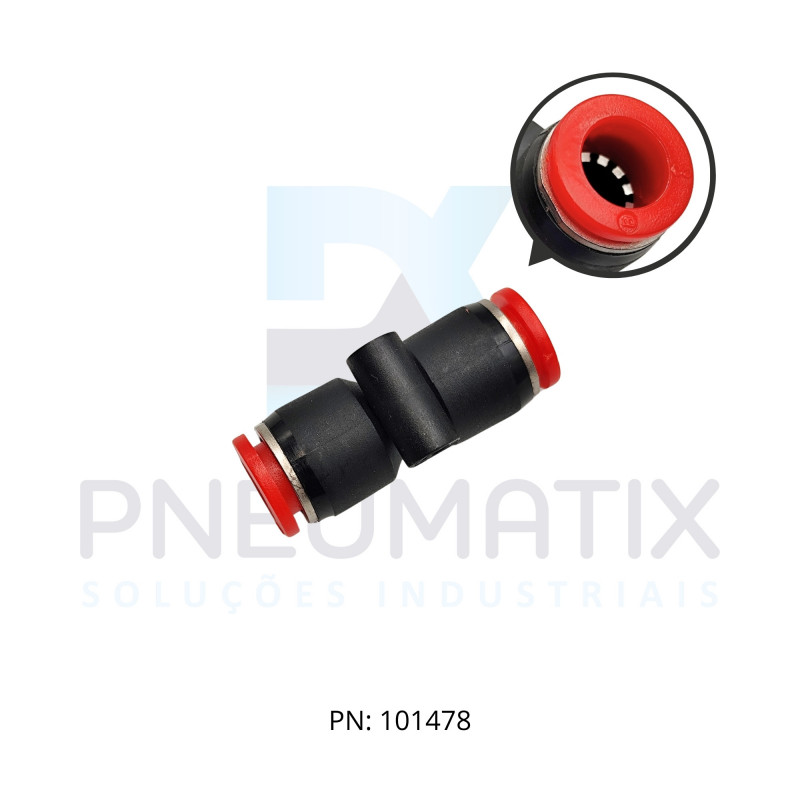 CONEXAO UNIAO RETA PLASTICA 08MM C00200800 NORGREN