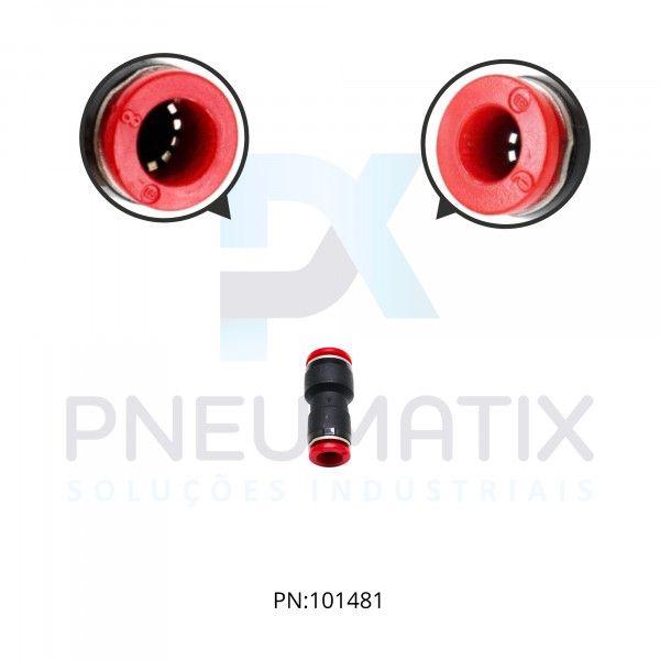 CONEXAO UNIAO RETA REDUTORA PLASTICA 08MM X 06MM C00200806 NORGREN CONEXAO UNIAO RETA REDUTORA PLASTICA 08MM X 06MM C00200806 NORGREN