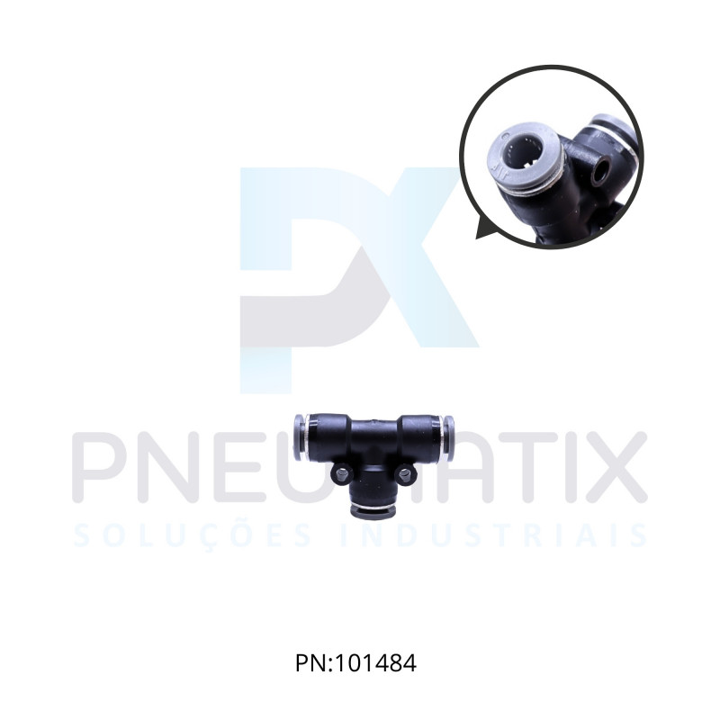 CONEXAO UNIAO T PLASTICA 1/4 C20600400 NORGREN