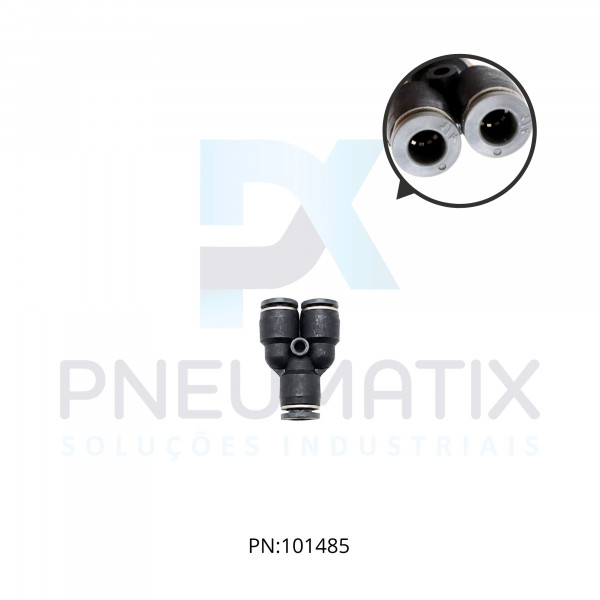 CONEXAO UNIAO Y PLASTICA 1/4 C20820400 NORGREN