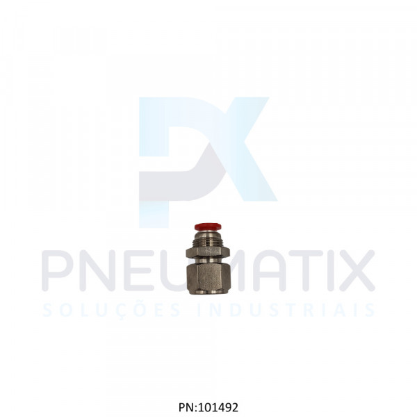 CONEXAO UNIAO P/PAINEL PLASTICA (PASSA MURO) 06MM X R.1/4 BSPP C02320628 NORGREN