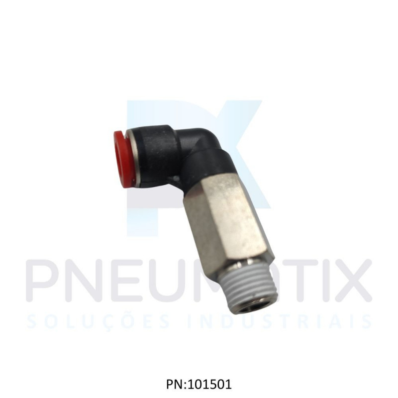 CONEXAO COTOVELO MACHO PLASTICA LONGO 10MM X R.1/4 BSPT C01541028 NORGREN