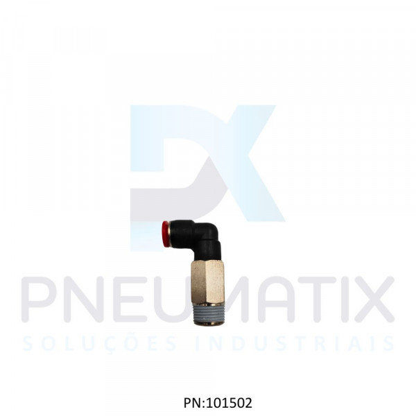 CONEXAO COTOVELO MACHO PLASTICA LONGO 08MM X R.3/8 BSPT C01540838 NORGREN
