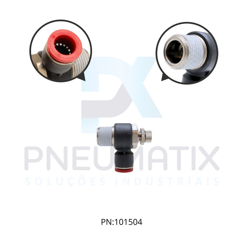 CONEXAO REGULADORA DE FLUXO PLASTICA 12MM X R.1/2 BSPT C0TA01248 NORGREN