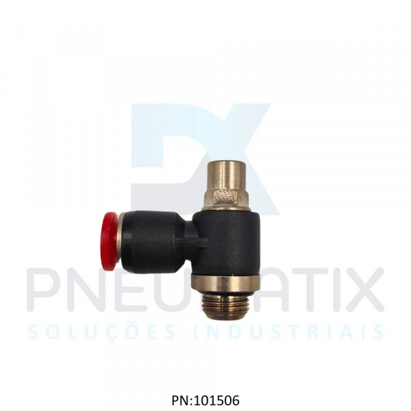 CONEXAO REGULADORA DE FLUXO PLASTICA 06MM X R.1/8 BSPP C0KB00618 NORGREN CONEXAO REGULADORA DE FLUXO PLASTICA 06MM X R.1/8 BSPP C0KB00618 NORGREN