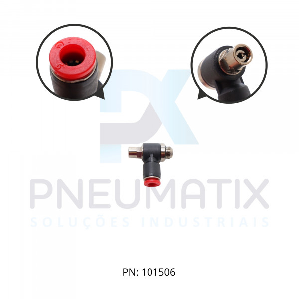 CONEXAO REGULADORA DE FLUXO PLASTICA 06MM X R.1/8 BSPP C0KB00618 NORGREN CONEXAO REGULADORA DE FLUXO PLASTICA 06MM X R.1/8 BSPP C0KB00618 NORGREN