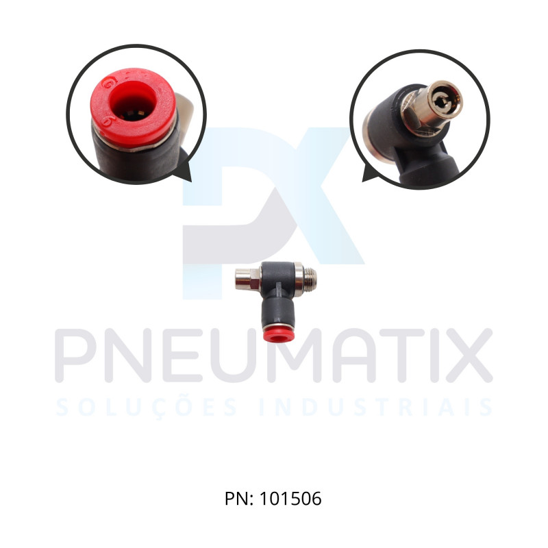 CONEXAO REGULADORA DE FLUXO PLASTICA 06MM X R.1/8 BSPP C0KB00618 NORGREN