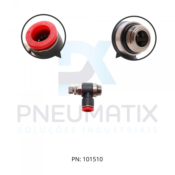 CONEXAO REGULADORA DE FLUXO PLASTICA 10MM X R.3/8 BSPP C0K511038 NORGREN