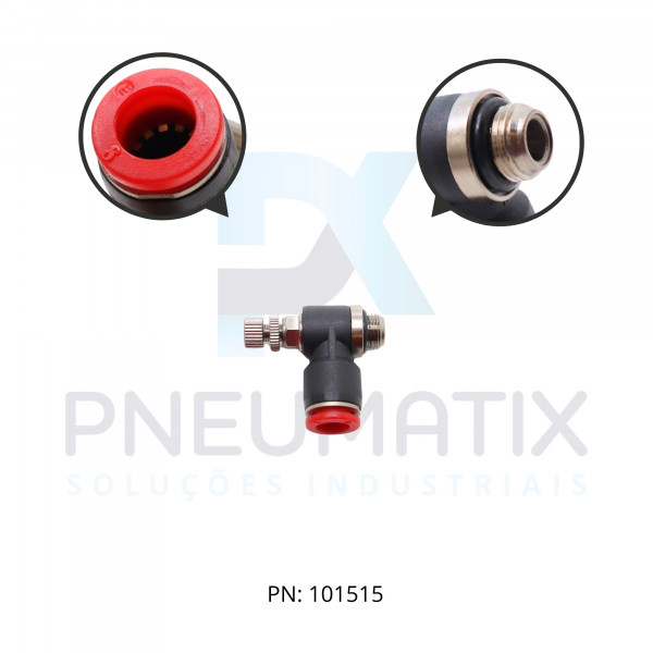 CONEXAO REGULADORA DE FLUXO PLASTICA 08MM X R.1/8 BSPP C0K510818 NORGREN