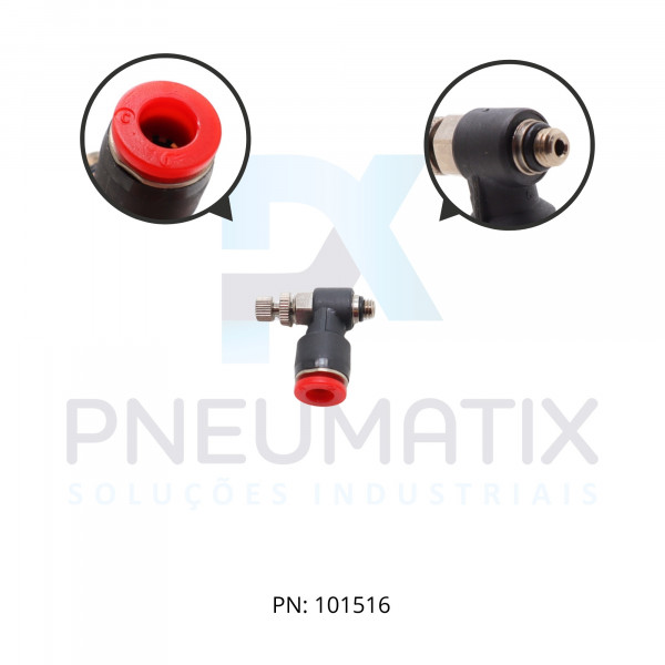 CONEXAO REGULADORA DE FLUXO PLASTICA 06MM X R.M5 C0K510605 NORGREN CONEXAO REGULADORA DE FLUXO PLASTICA 06MM X R.M5 C0K510605 NORGREN