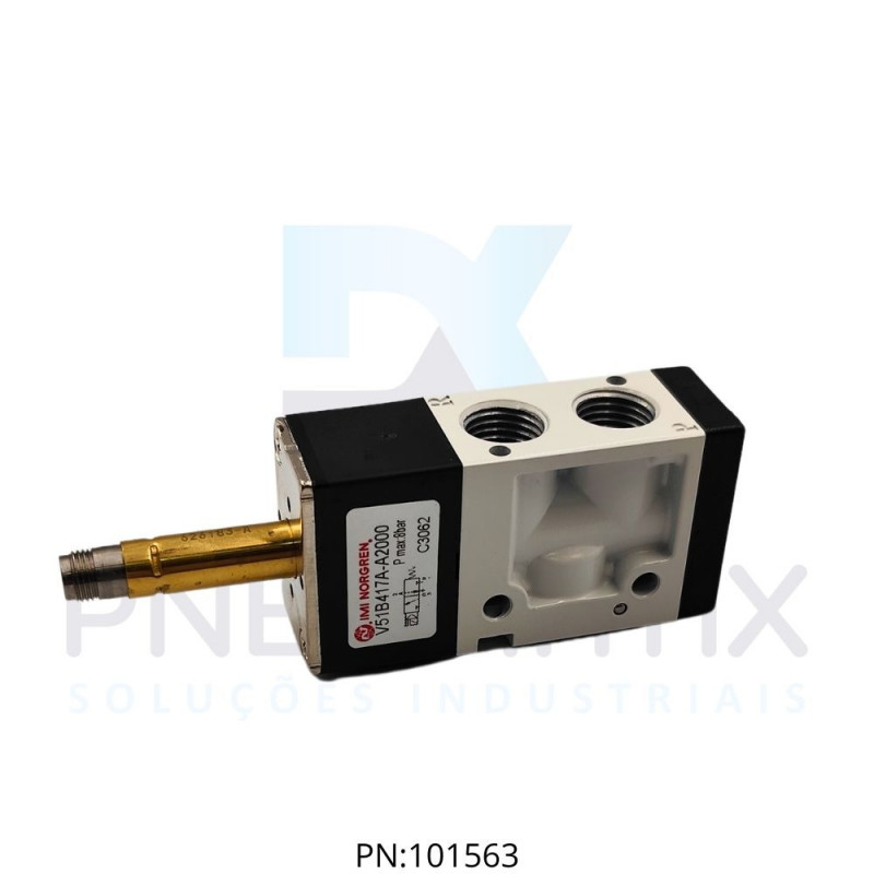 VALVULA IN LINE S.SOL.3/2V MOLA NF R.1/4 BSPP S/BOB. V51B417A-A2000 NORGREN VALVULA IN LINE S.SOL.3/2V MOLA NF R.1/4 BSPP S/BOB. V51B417A-A2000 NORGREN