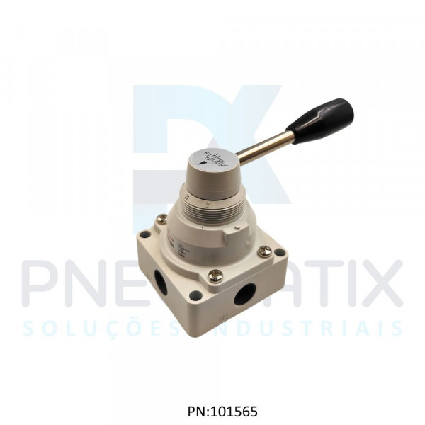 VALVULA MANUAL ALAV.ROTATIVA 4/2V R.3/8 BSP VHLA302-03G NORGREN