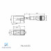 CABO C/CONECTOR P/BOBINA FORMATO BI 2+P TENSAO 24VAC/VDC C/LED CABO 2MTS M12 VMBI-2+P-2M-PUR-V1-G PN:456880 PEPPERL