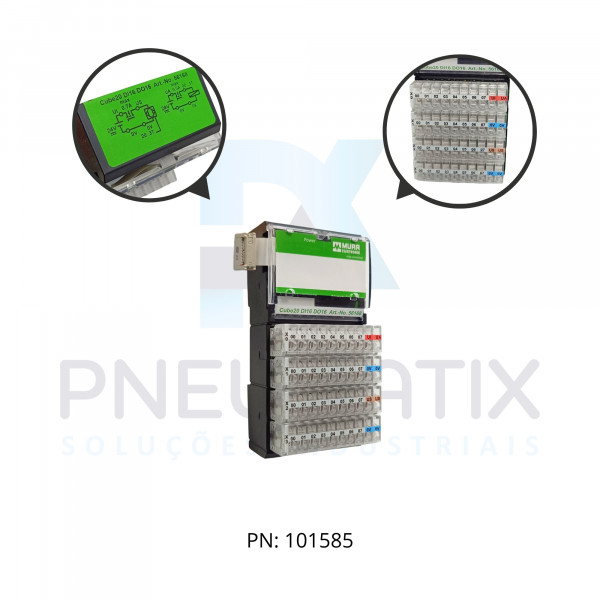 MODULO EXPANSAO CUBE 20 16DI/16DO ME56168 MURRELEKTRONIK