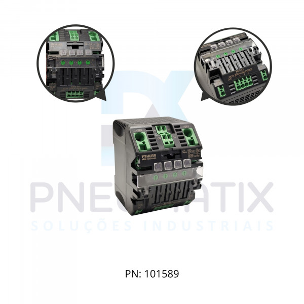 MONITOR ELETRONICO DE CORRENTE 4 CANAIS AJUSTAVEIS 1-6 AMPER MIC BASIC 941034-0100600 MURRELEKTRONIK