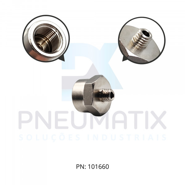 CONEXAO ADAPTADOR DE EXPANSAO R.M5 MACHO X 1/8 FEMEA 160230518 NORGREN