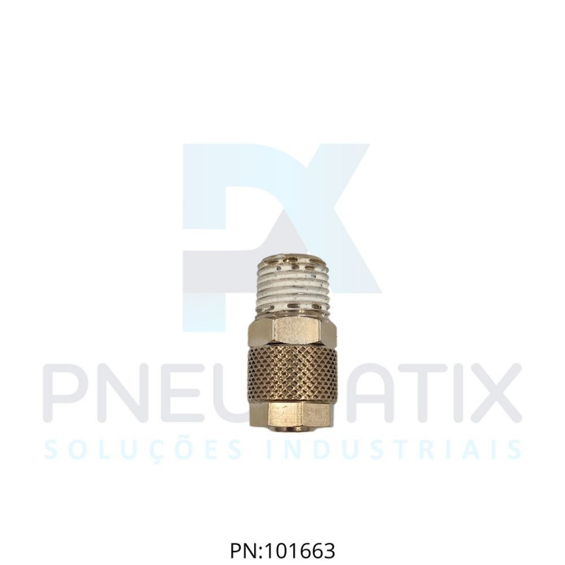 CONEXAO RETA MACHO METALICA PUSH ON 10MM X R.1/4 BSPT 241251028 NORGREN CONEXAO RETA MACHO METALICA PUSH ON 10MM X R.1/4 BSPT 241251028 NORGREN