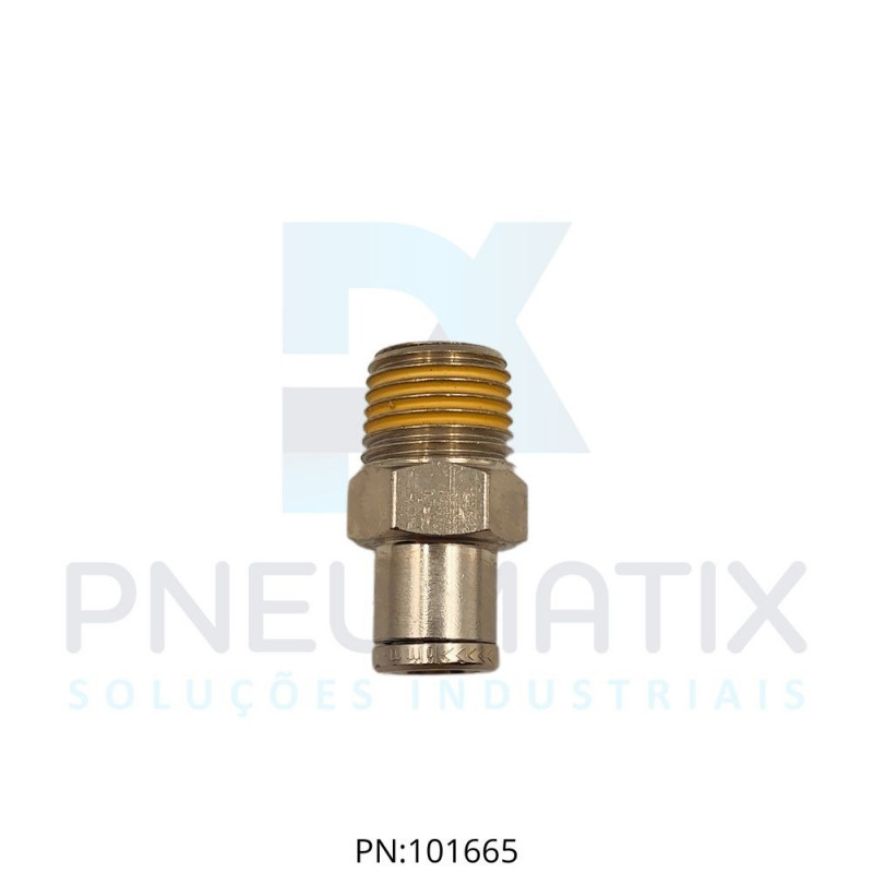 CONEXAO RETA MACHO METALICO 06MM X R.1/4 BSPT 101240628 NORGREN CONEXAO RETA MACHO METALICO 06MM X R.1/4 BSPT 101240628 NORGREN