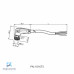 CABO C/CONECTOR 2MTS FEMEA ANGULAR M8 3 POLOS COR CINZA PUR V3-WM-2M-PUR PN:104022 PEPPERL