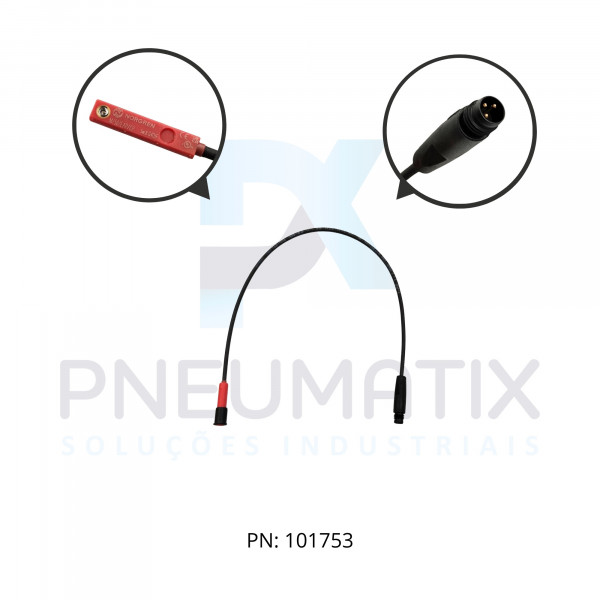 SENSOR MAGNETICO P/CIL.ALIM.10 -30VCC PNP NA CONECTOR M8 M/50/EAP/CP NORGREN