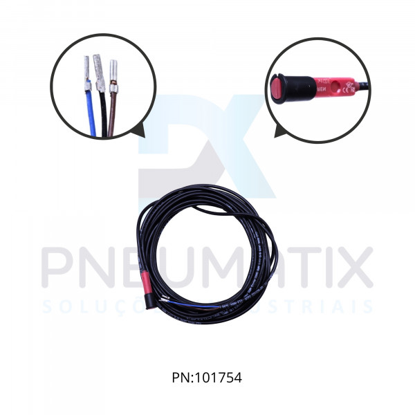SENSOR MAGNETICO P/CIL.ALIM.10-30VCC PNP NA CABO 5MTS M/50/EAP/5V NORGREN