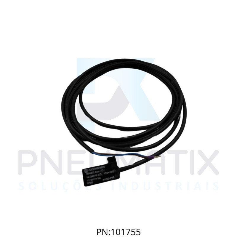 SENSOR MAGNETICO P/CIL.ALIM.10-240VAC 10-170 VCC REED SWITCH CABO 2MTS M/40/2 NORGREN SENSOR MAGNETICO P/CIL.ALIM.10-240VAC 10-170 VCC REED SWITCH CABO 2MTS M/40/2 NORGREN