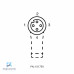 CONECTOR FEMEA ANGULAR M12 4 POLOS PARAFUSAVEL IP67 FIO 0,75MM2 TENSAO MAX.250VAC/VCC 4A V1-W-BK PN:224884 PEPPERL