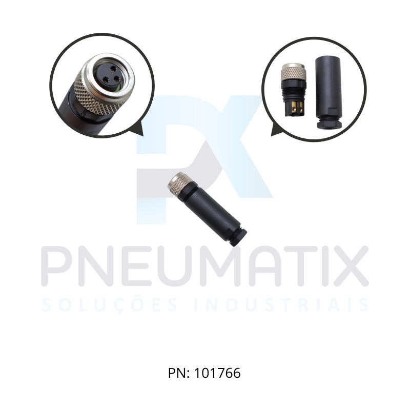 CONECTOR FEMEA RETO M8 3 POLOS PARAFUSAVEL IP67 FIO 0,14-0,5MM2 TENSAO MAX.60VAC/VDC 4A MAX.V3-GM PN:229287 PEPPERL CONECTOR FEMEA RETO M8 3 POLOS PARAFUSAVEL IP67 FIO 0,14-0,5MM2 TENSAO MAX.60VAC/VDC 4A MAX.V3-GM PN:229287 PEPPERL