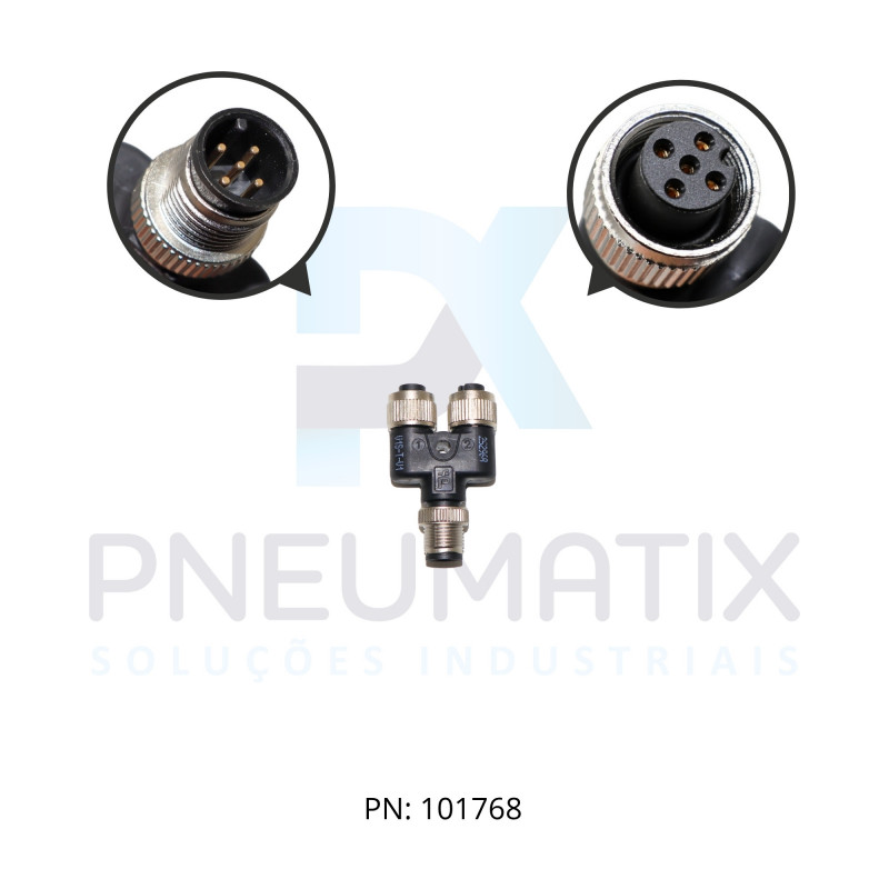DERIVADOR T MACHO M12+2 FEMEAS M12 4 POLOS IP67 TENSAO MAX.60VAC/VDC 4A MAX.V1S-T-V1 PN:252968 167.965-1 PEPPERL DERIVADOR T MACHO M12+2 FEMEAS M12 4 POLOS IP67 TENSAO MAX.60VAC/VDC 4A MAX.V1S-T-V1 PN:252968 167.965-1 PEPPERL