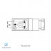 CONECTOR P/BOBINA 11MM FORMATO BI TENSAO MAX.250VAC/VCC CORRENTE MAX.10A 730005-0000000 MURRELEKTRONIK